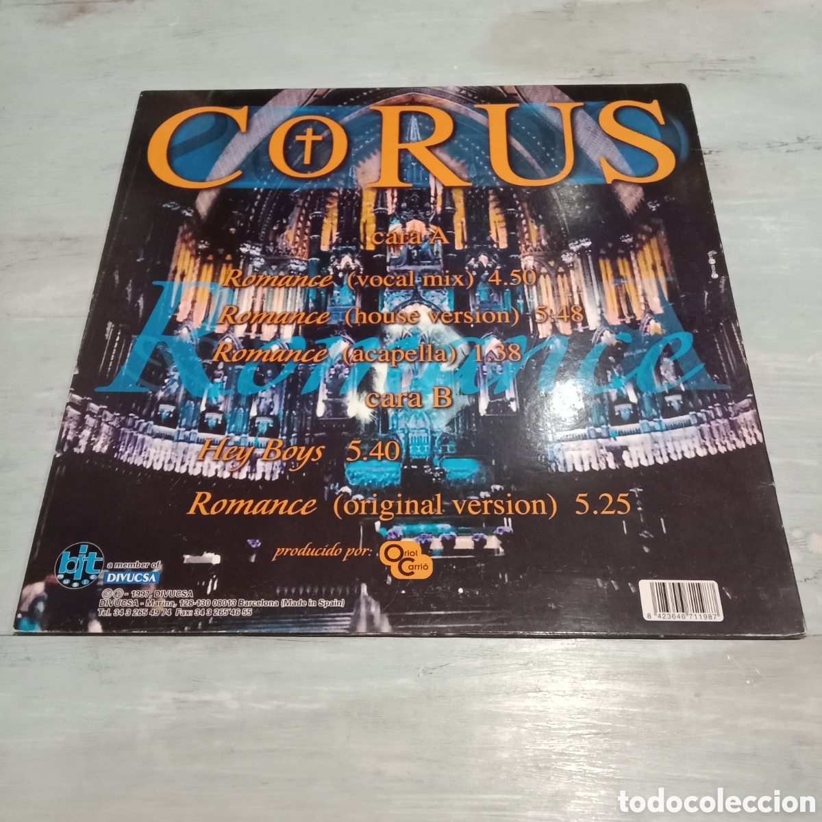 Discos de vinilo: CORUS - ROMANCE - MAXI-SINGLE 12&rdquo; - Foto 2