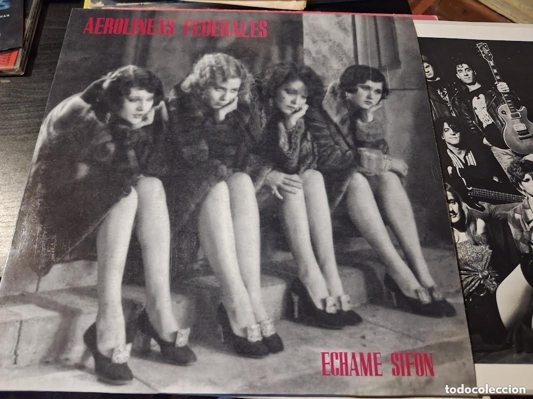 Discos de vinilo: AEROLINEAS FEDERALES LP DRO 1989 + INSERT - PUNK
