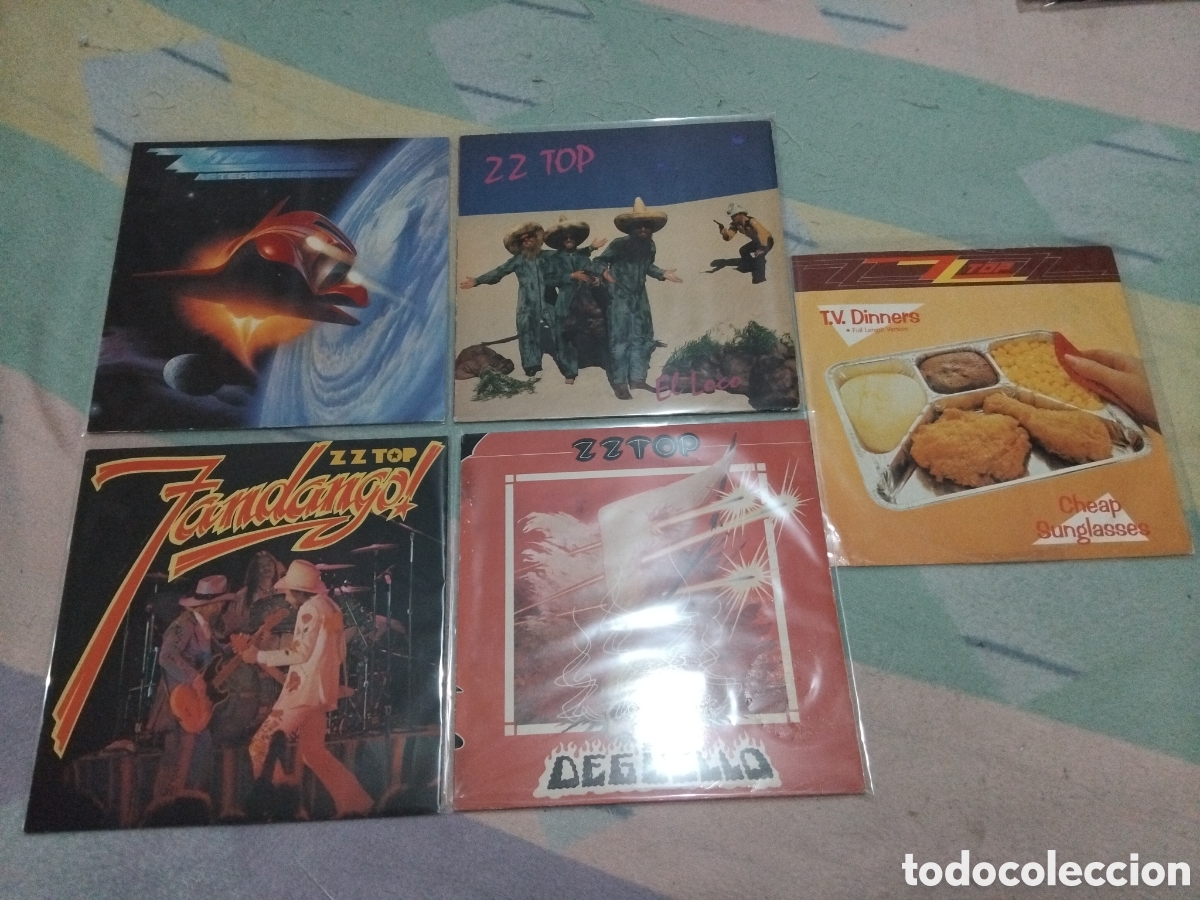 Discos de vinilo: LOTE ZZ TOP VINILO 4 Lps y un Maxi0