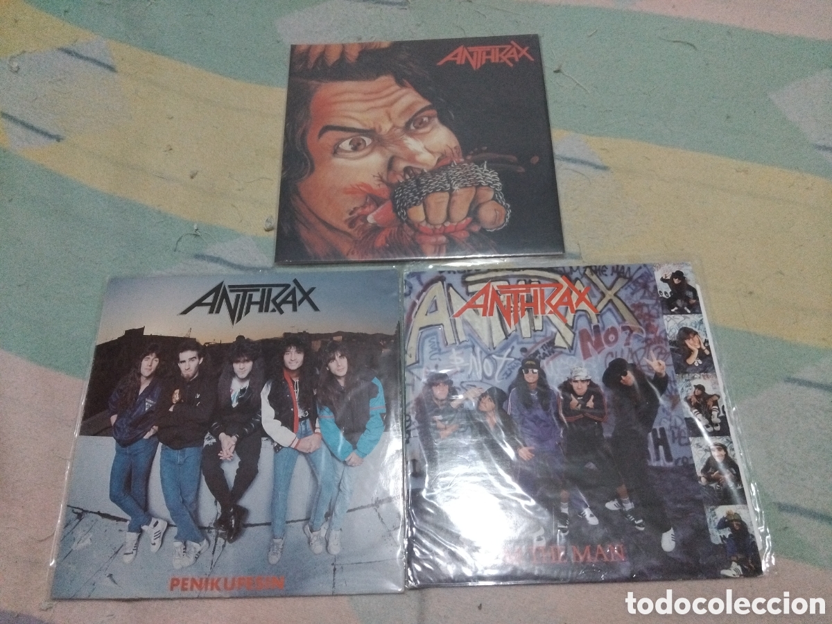 Discos de vinilo: Lote ANTHRAX (VINILOS) - Foto 1