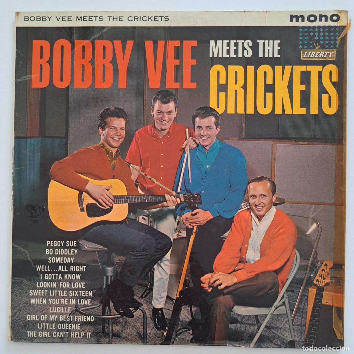 Discos de vinilo: BOBBY VEE MEETS THE CRICKETS - BOBBY VEE MEETS THE CRICKETS - Liberty &ndash; LBY 1086 - MONO, UK 1962