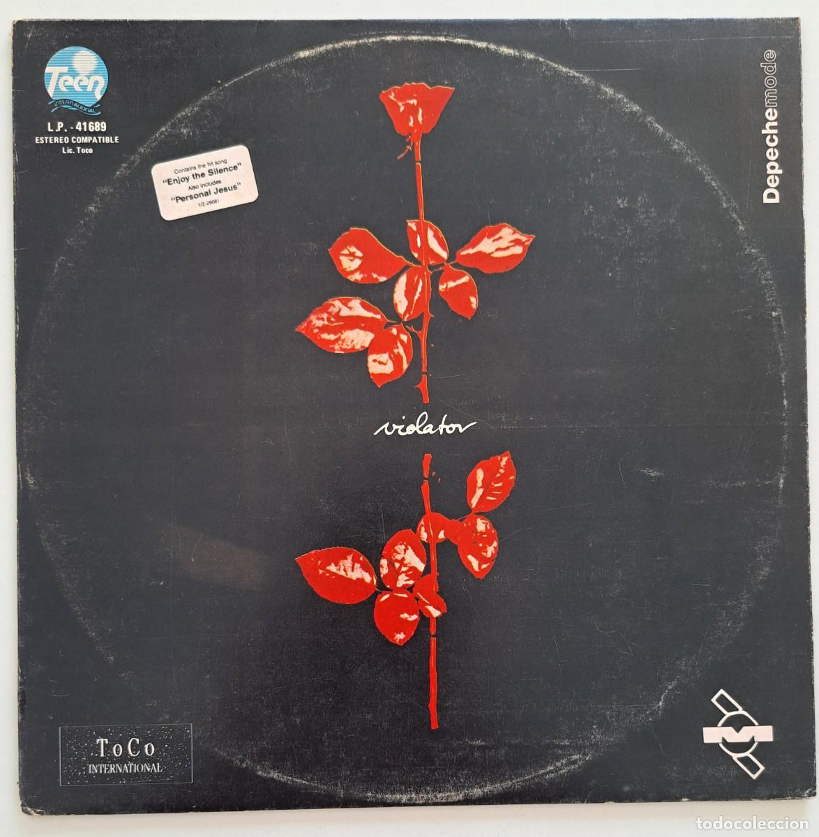 Discos de vinilo: DEPECHE MODE - VIOLATOR - ToCo International &ndash; LP-41689 - ECUADOR 1990