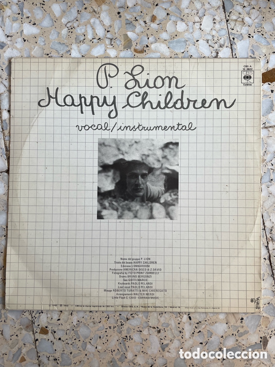 Discos de vinilo: P.Lion - Happy Children / Maxi-single - Foto 2