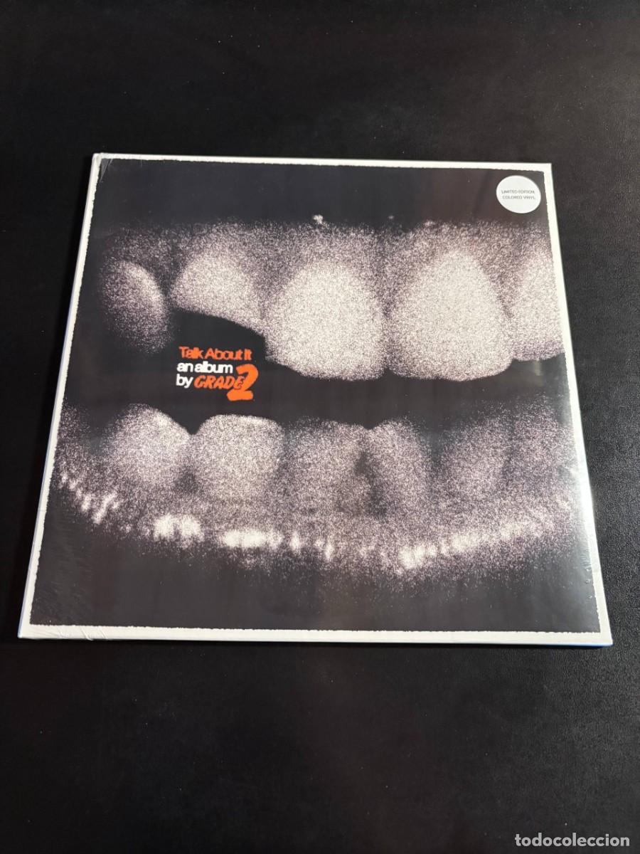 Discos de vinilo: Grade 2 Talk About It Disco de vinilo blanco LP UK punk oi!