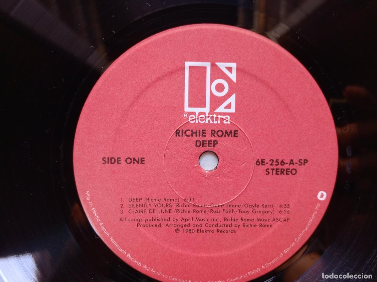 Discos de vinilo: Richie Rome - Deep - Richie Rome - Foto 3