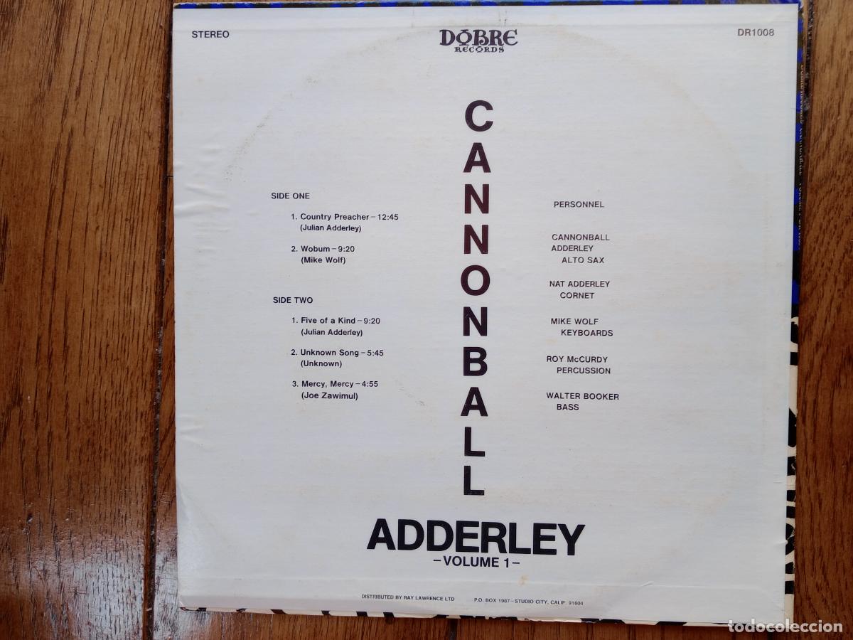 Discos de vinilo: Cannonball Adderley - volume 1 - Foto 2