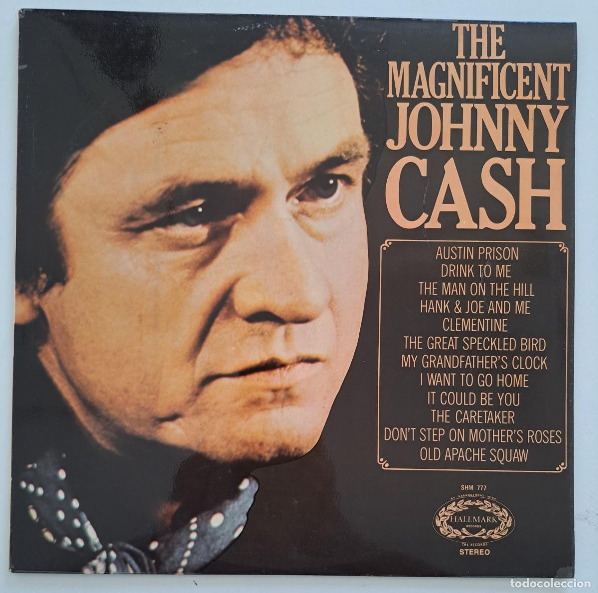 Discos de vinilo: JOHNNY CASH - THE MAGNIFICENT JOHNNY CASH - Hallmark Records &ndash; SHM 777 - UK