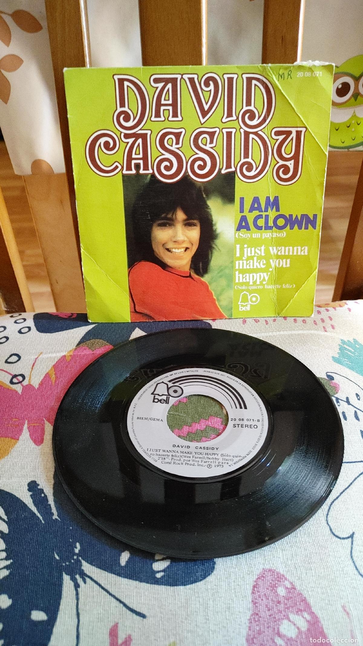 Discos de vinilo: DAVID CASSIDY-SINGLE I AM A CLOWN