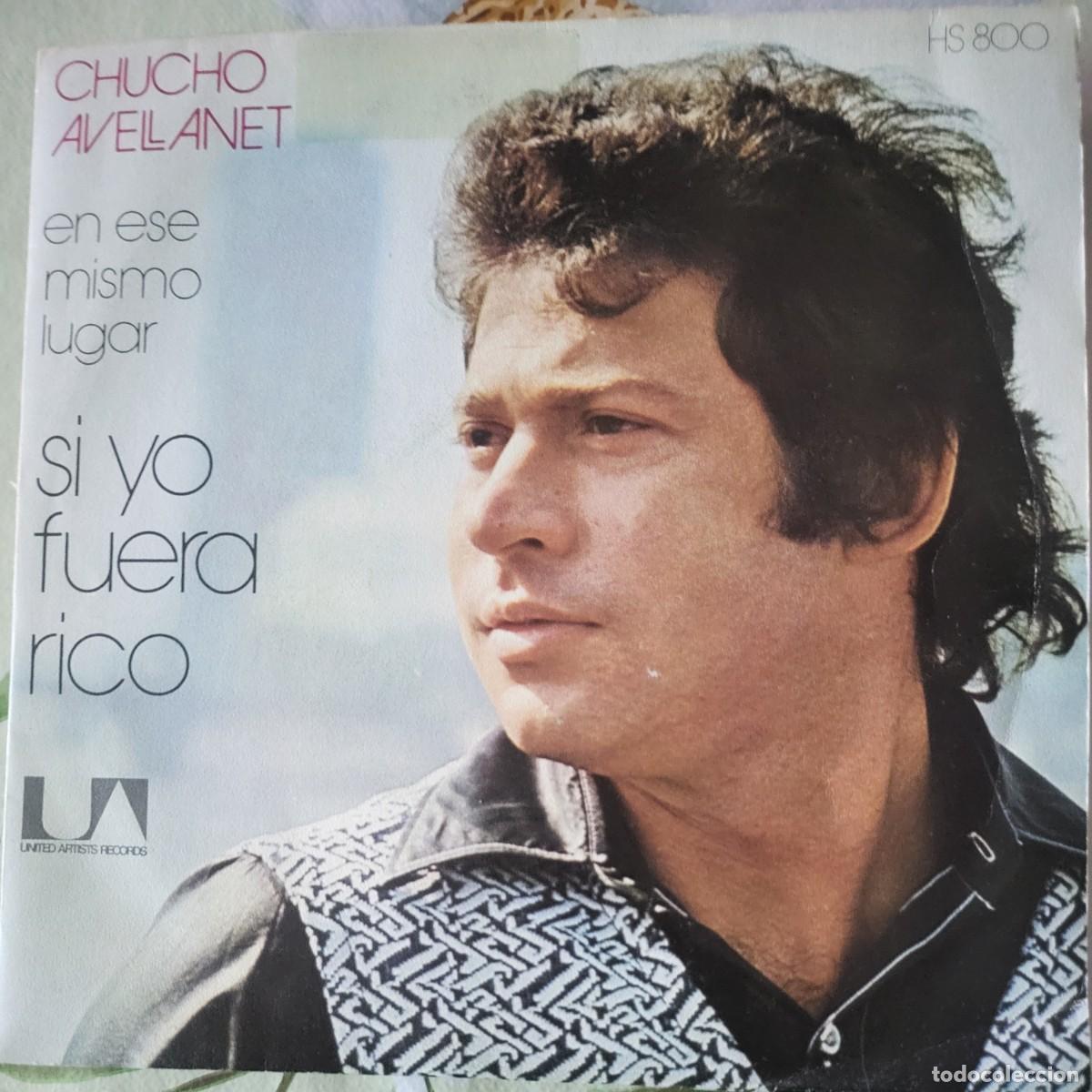 Discos de vinilo: Chucho Avellanet single sello United Artists editado en Espa&ntilde;a a&ntilde;o 1972...