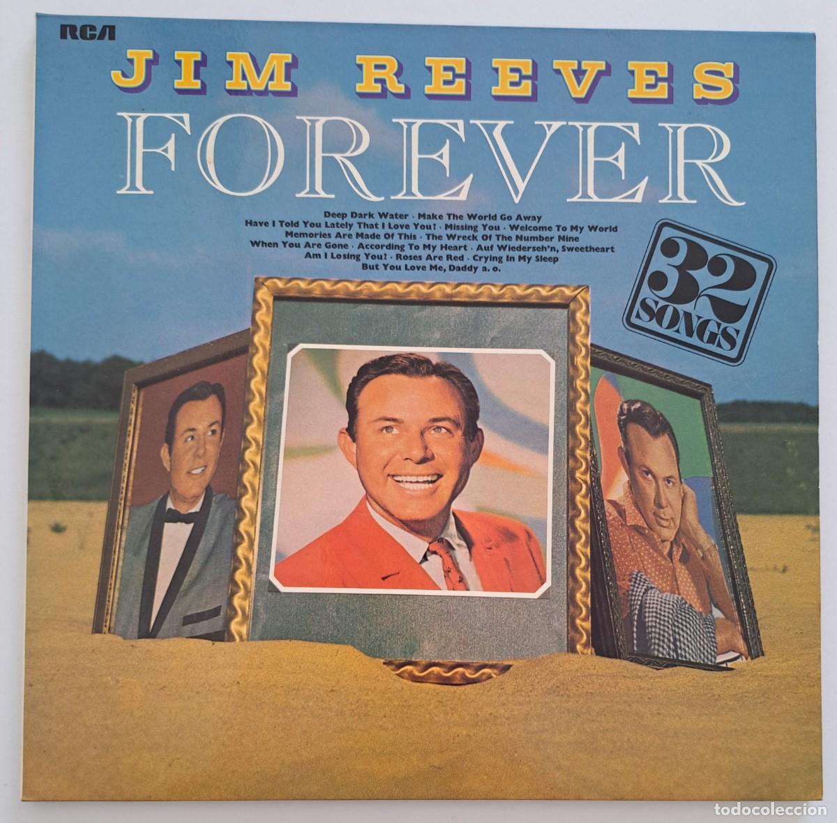 Discos de vinilo: JIM REEVES - FOREVER (DOBLE LP) - RCA &ndash; PJL 2-8047 - GERMANY 1975