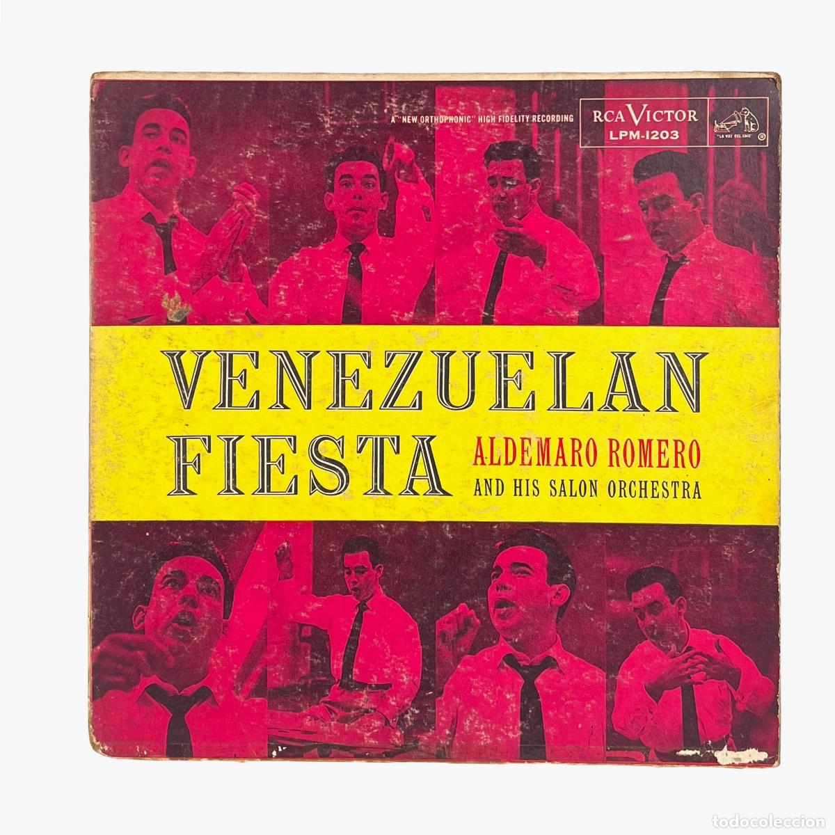 Discos de vinilo: LP. Aldemaro Romero And His Salon Orchestra. Venezuelan Fiesta (G+/G+)