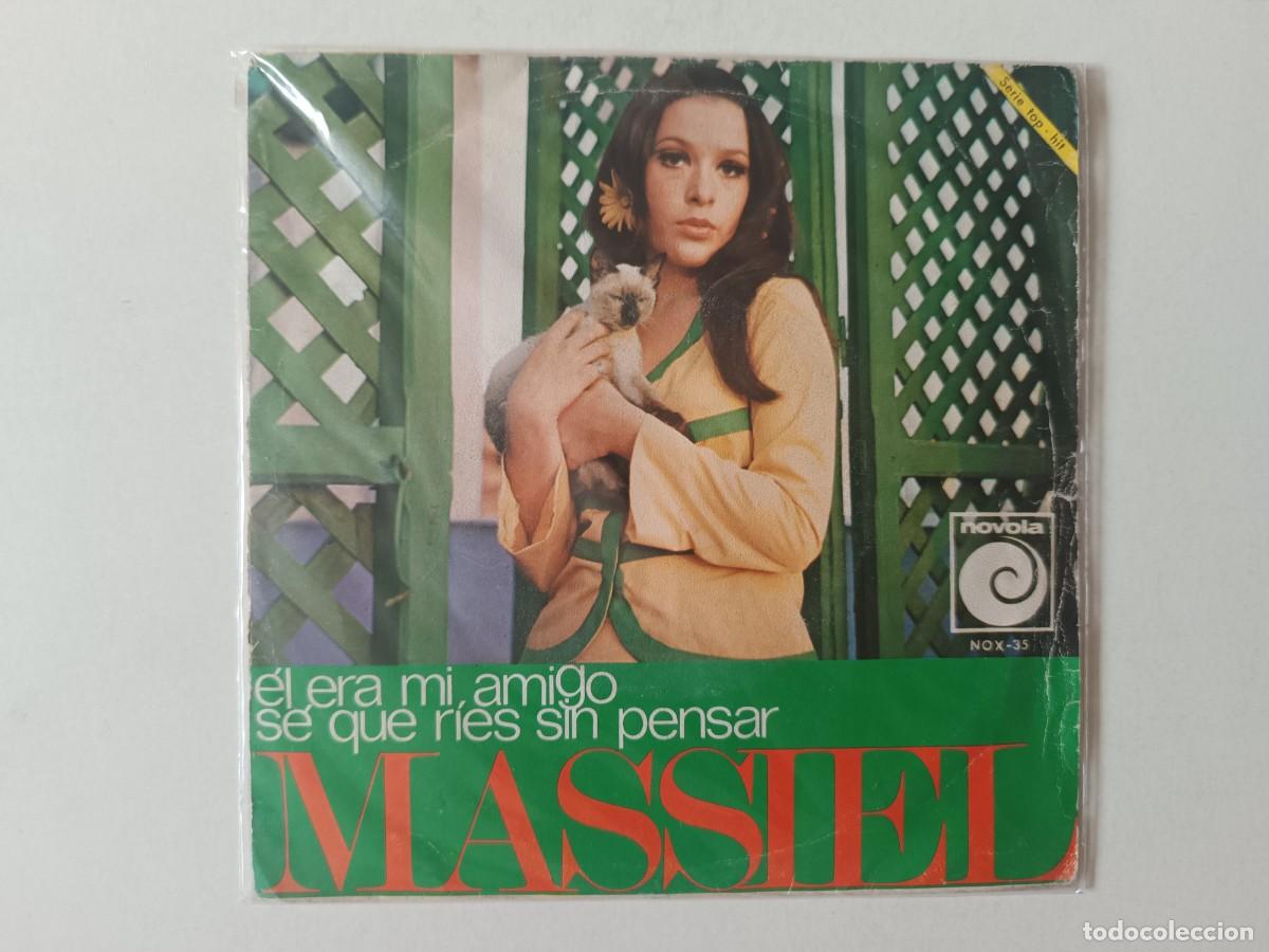 Discos de vinilo: MASSIEL &rdquo;&Eacute;l era mi amigo&rdquo; + &rdquo;S&eacute; que r&iacute;es sin pensar&rdquo; Single vinilo 7&rdquo; Novola 1966