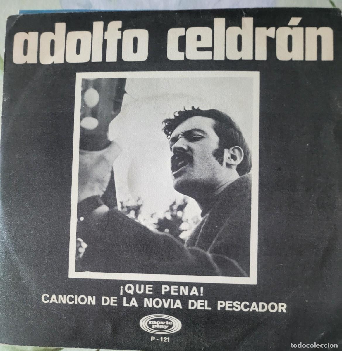 Discos de vinilo: Adolfo Celdran single sello Movieplay editado en Espa&ntilde;a a&ntilde;o 1970...