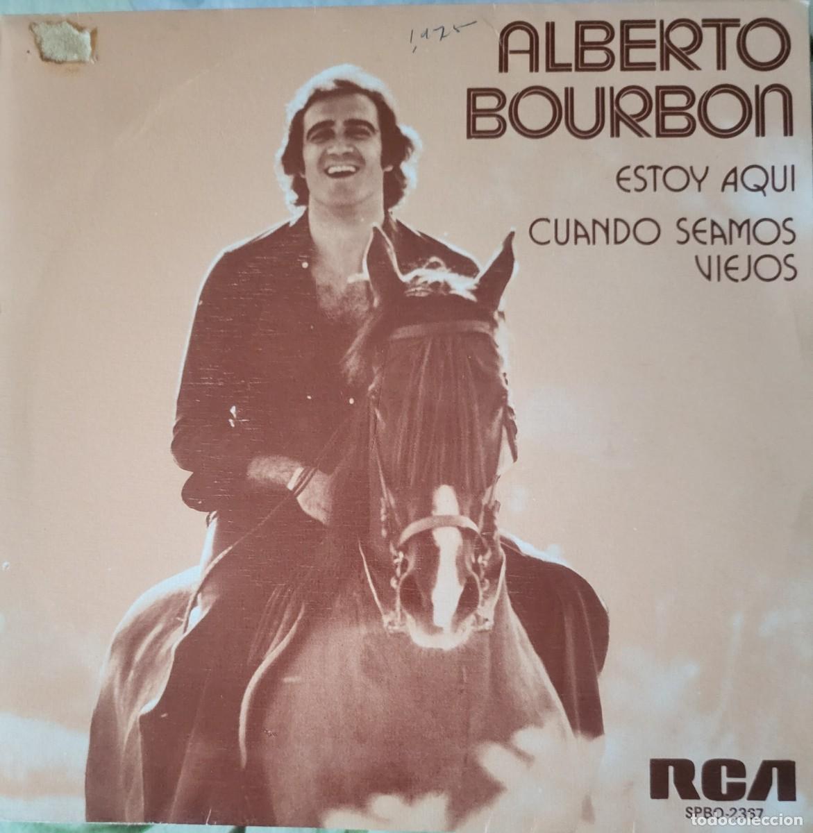 Discos de vinilo: Alberto Bourbon single sello RCA Victor editado en Espa&ntilde;a a&ntilde;o 1975 promocional...