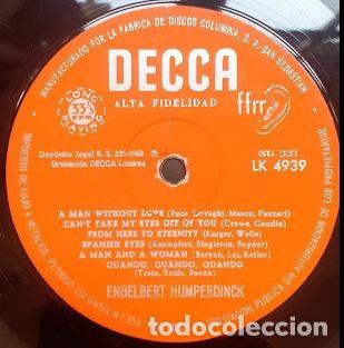 Discos de vinilo: A Man Without Love - Engelbert Humperdinck - Foto 3