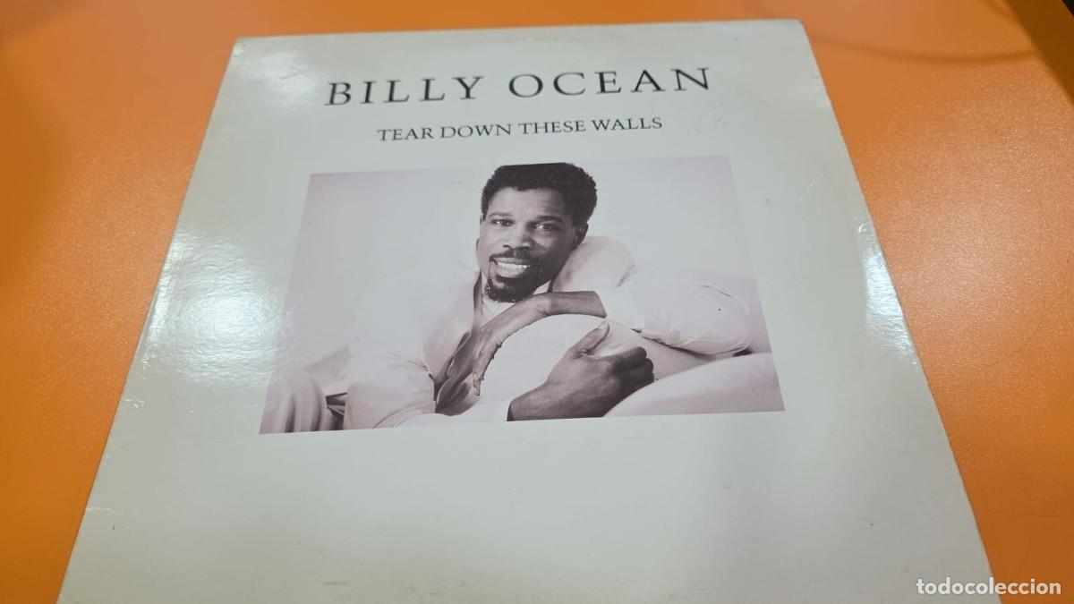 Discos de vinilo: Billy Ocean &rdquo;Tear Down These Walls&rdquo; LP 1988