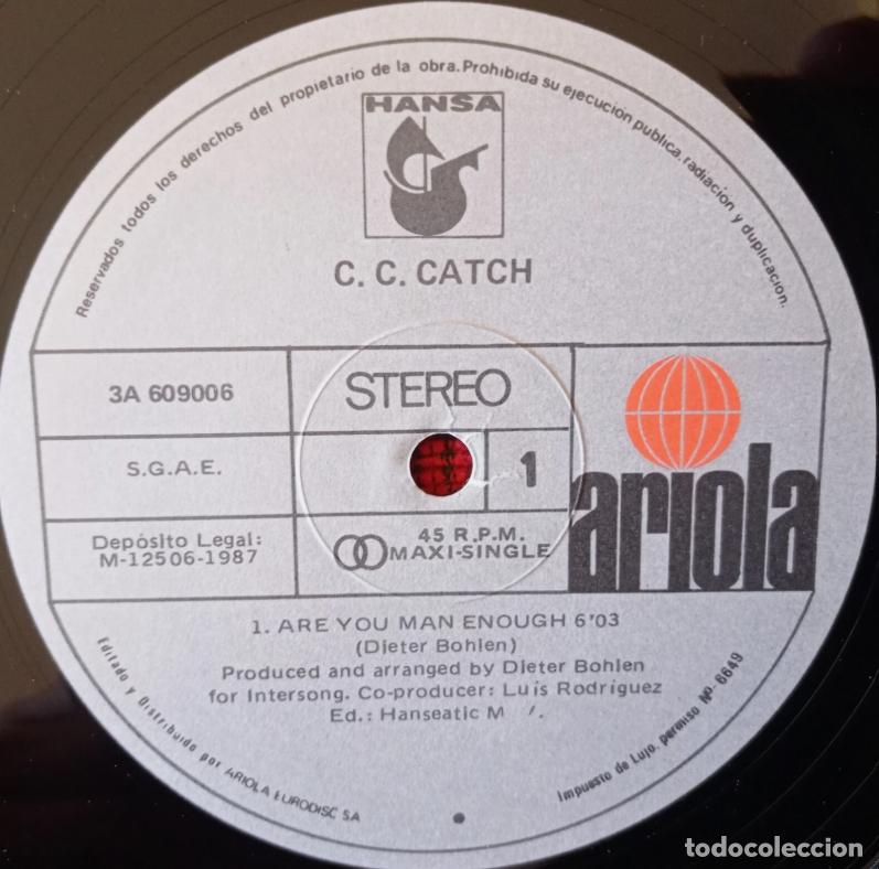 Discos de vinilo: C.C. CATCH ** Are You Man Enough ** MAXI SINGLE VINILO 1987 SIN PORTADA