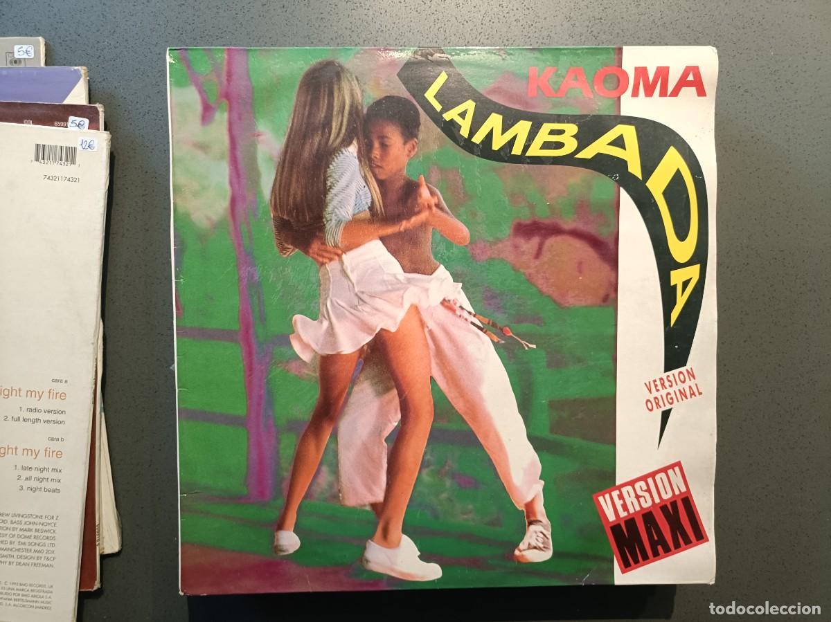 Discos de vinilo: Kaoma - Lambada - Maxi Single sello EPIC 1989