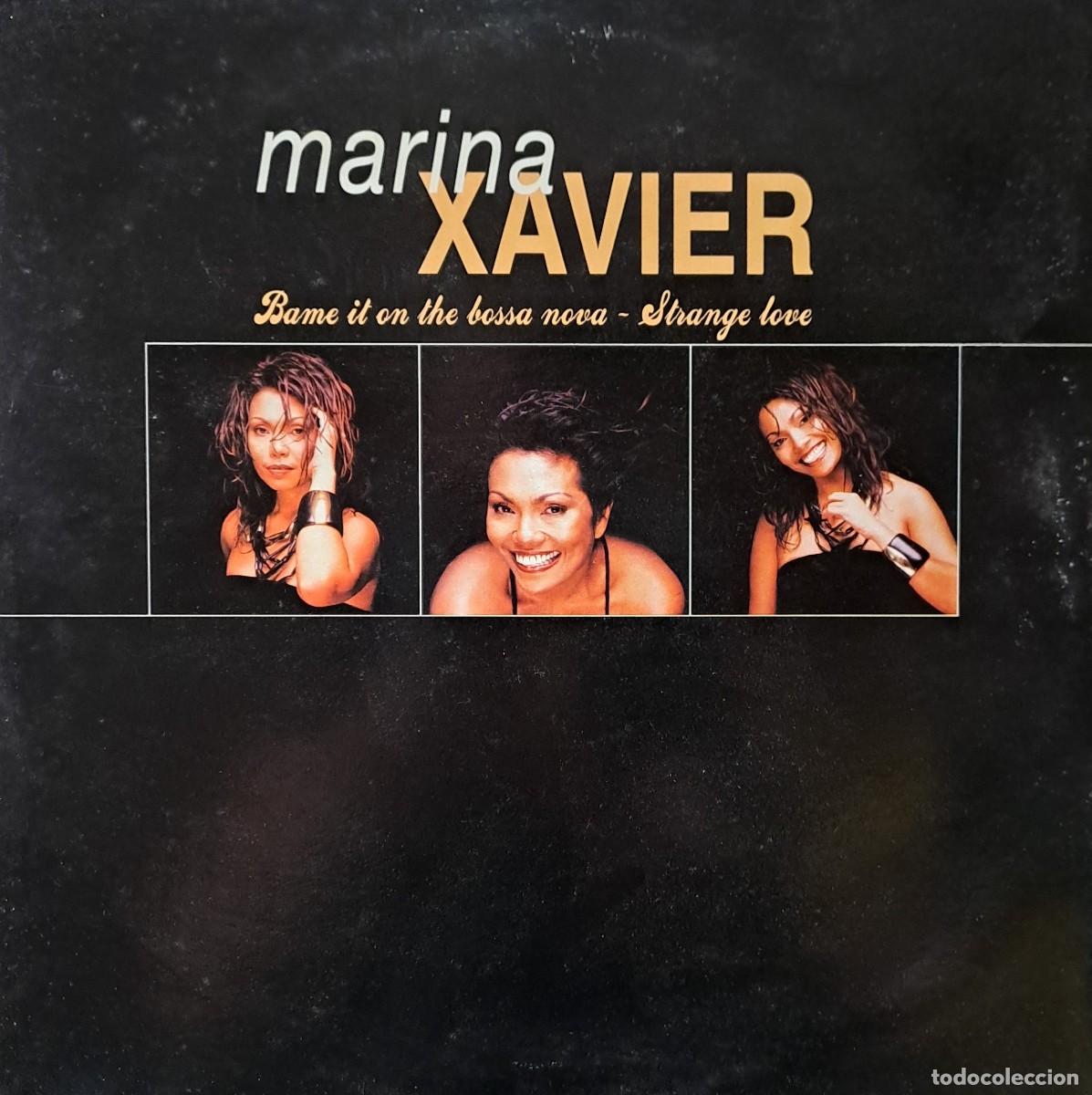 Discos de vinilo: LP MARINA XAVIER-BLAME IT ON THE BOSSA NOVA / STRANGE LOVE. LP-SEXT-1304