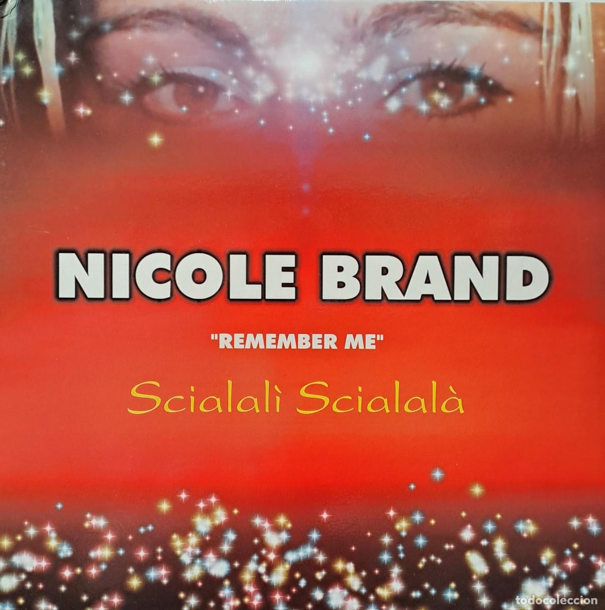 Discos de vinilo: LP NICOLE BRAND-REMEMBER ME / SCIALAL&Igrave; SCIALAL&Agrave;. LP-SEXT-1307