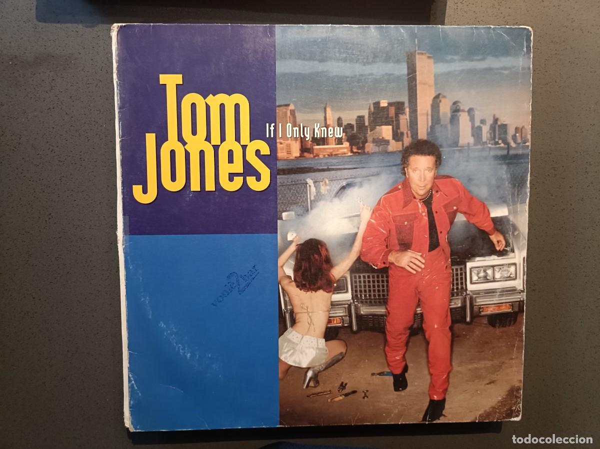 Discos de vinilo: Tom Jones - If Only Knew - Maxi Single sello Atlantic 1994