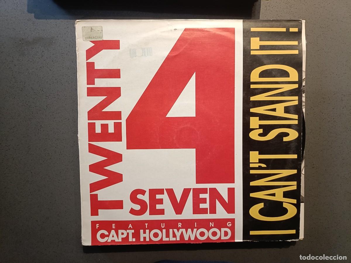 Discos de vinilo: Twenty 4 Seven feat. Capt. Hollywood - I can&acute;t Stand It - Maxi SIngle sello Blanco y Negro 1990