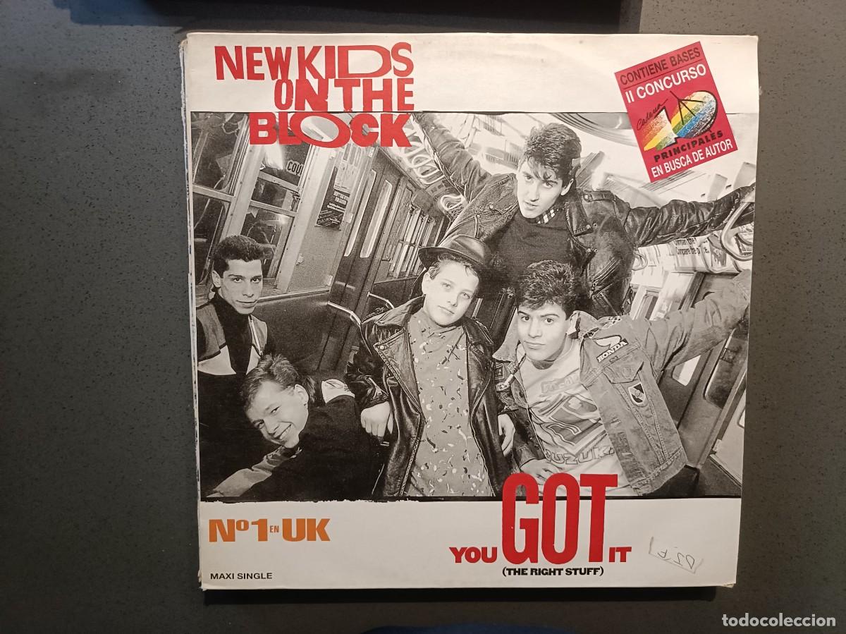 Discos de vinilo: New Kids On The Block - You Got It (The Right Stuff) - Maxi Single sello CBS 1988