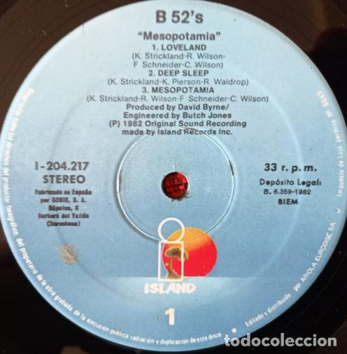 Discos de vinilo: THE B-52s ** Mesopotamia ** VINILO LP 1982 - Foto 4