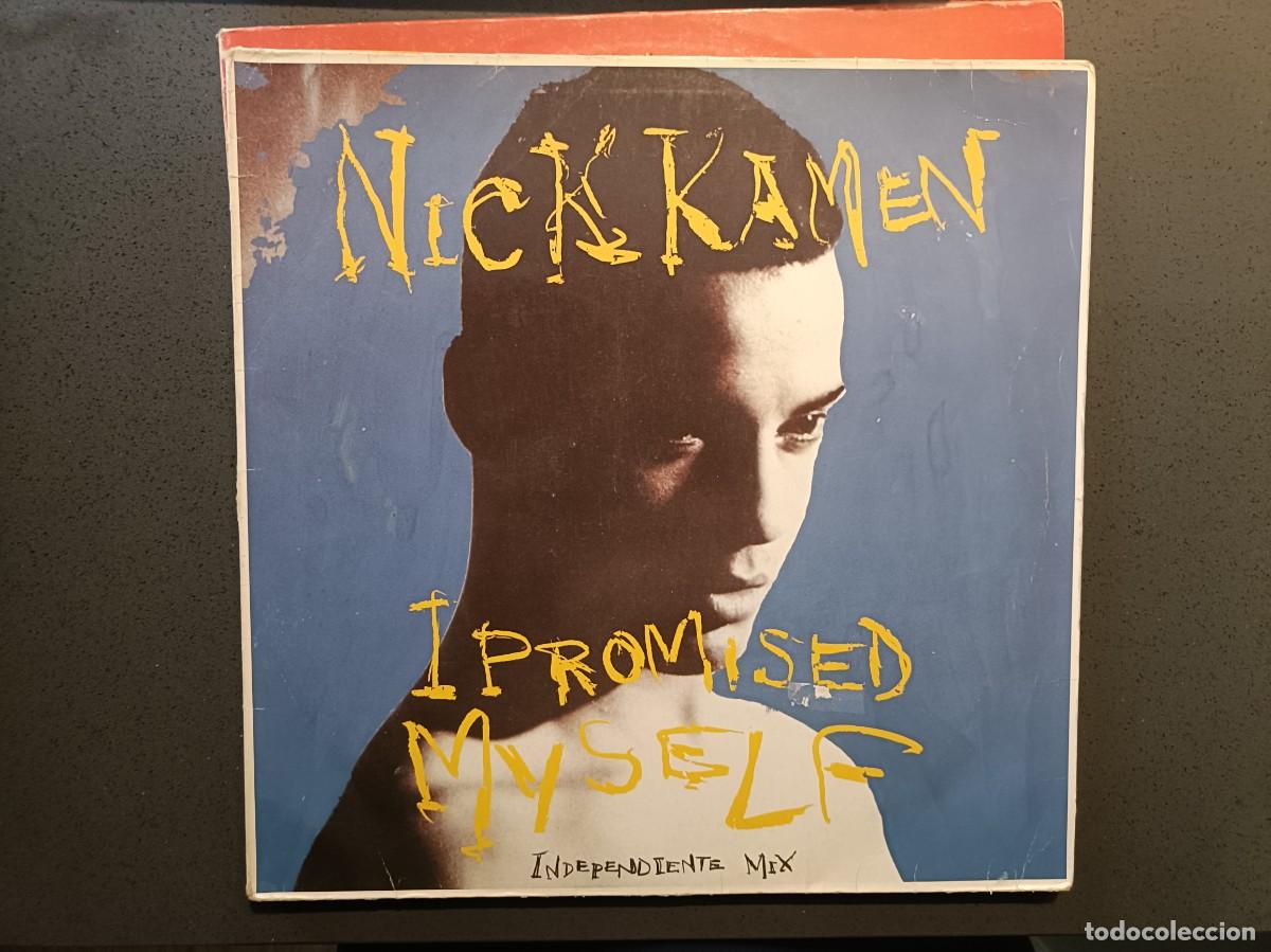 Discos de vinilo: Nick Kamen - Impromised Myself (Independiente Mix) - Maxi Single sello WEA 1990