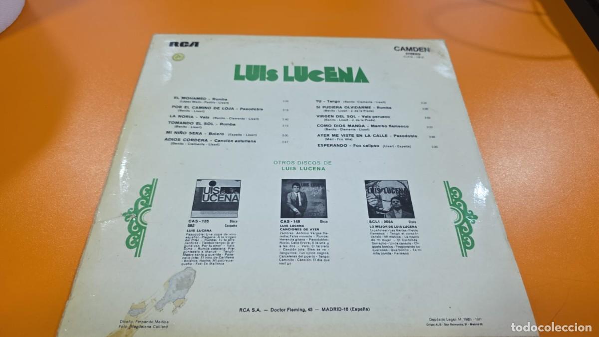 Discos de vinilo: Luis Lucena [LP] EL MOHAMED - RCA 1971 - Foto 2