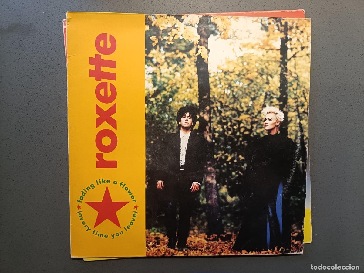 Discos de vinilo: Roxette - Fading Like A Flower (everybody time you leave) - Maxi SIngle sello EMI 1991