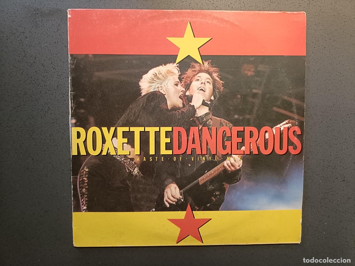 Discos de vinilo: Roxette - Dangerous - Maxi Single sello EMI 1990