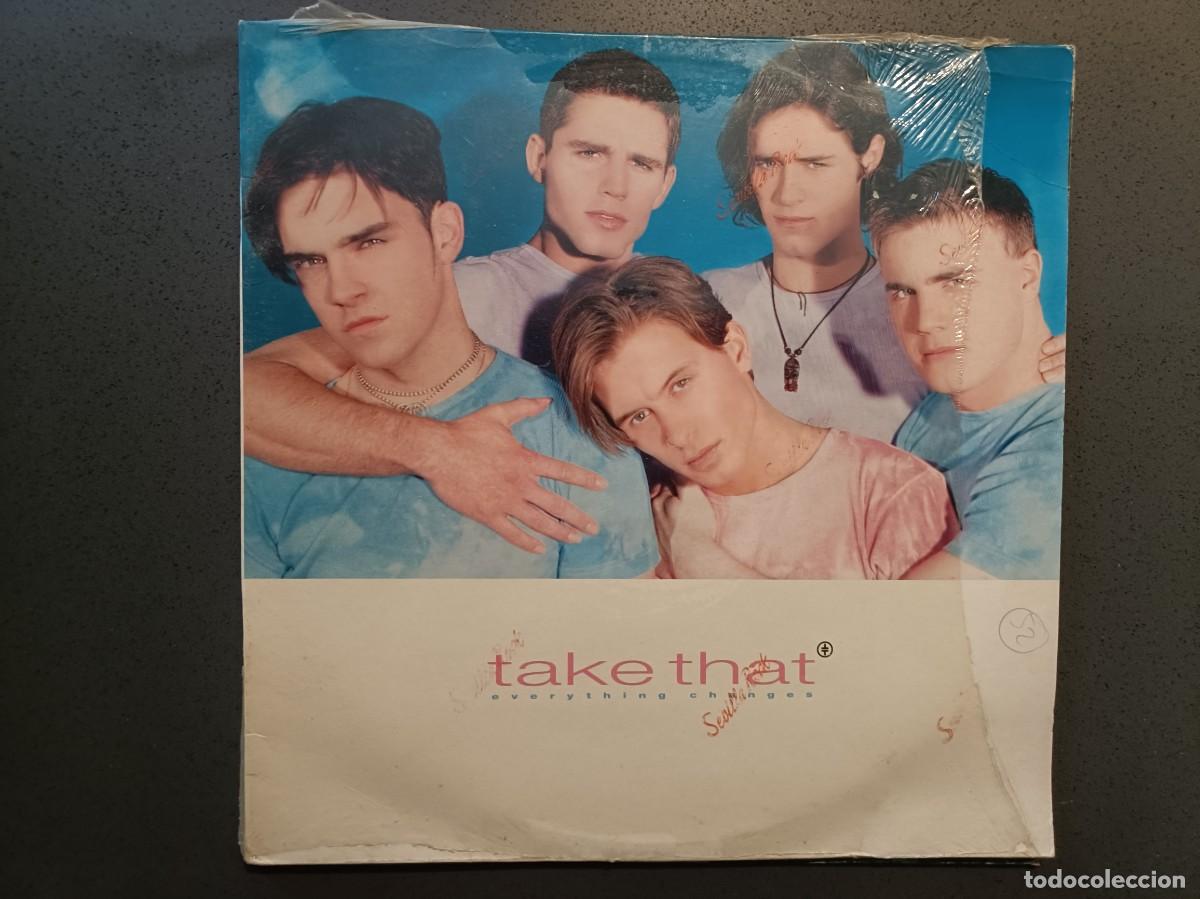 Discos de vinilo: Take That - Everything Changes - Maxi Single sello RCA 1994 - Foto 1