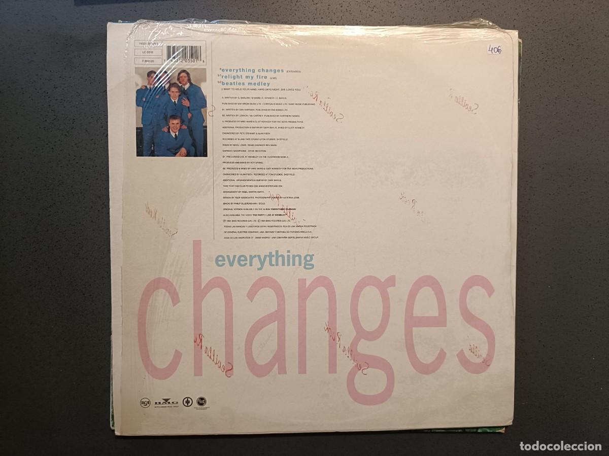 Discos de vinilo: Take That - Everything Changes - Maxi Single sello RCA 1994 - Foto 2