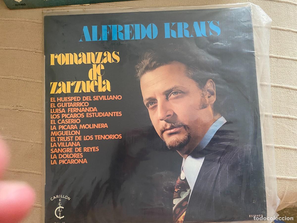 Discos de vinilo: LP ALFREDO KRAUS - ROMANZAS DE ZARZUELA