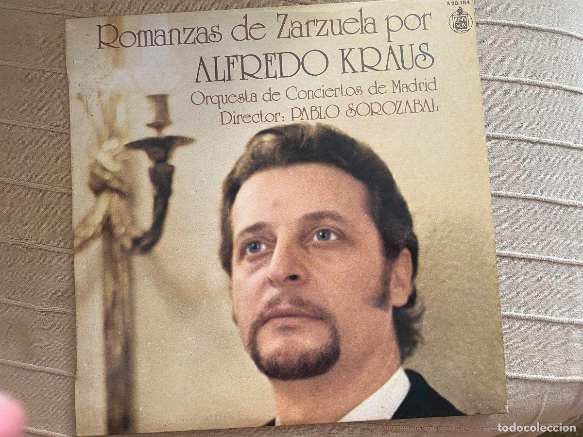 Discos de vinilo: LP ALFREDO KRAUS - ROMANZAS DE ZARZUELA