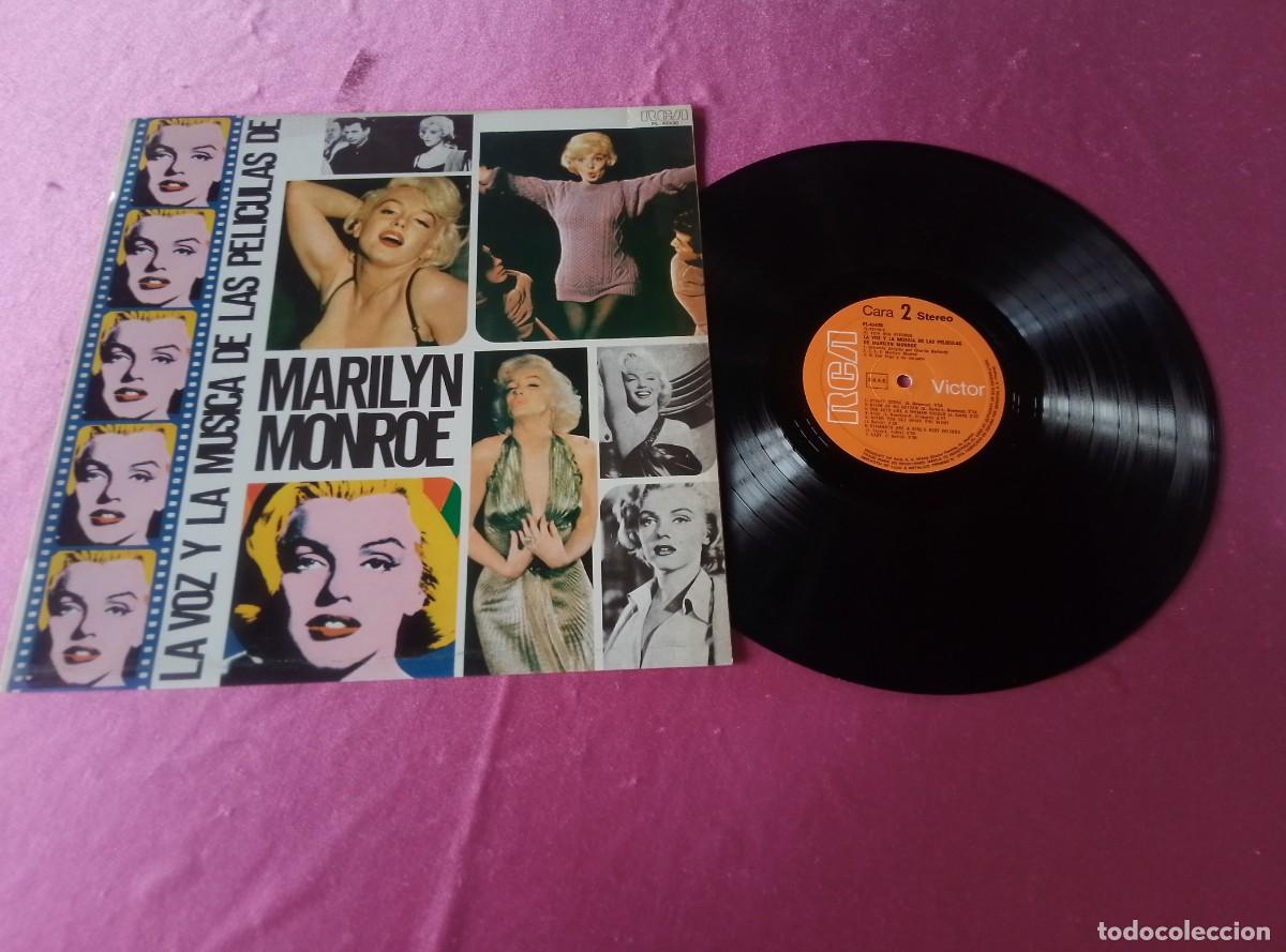 Discos de vinilo: LA VOZ Y LA M&Uacute;SICA DE LAS PEL&Iacute;CULAS DE MARILYN MONROE LP L141