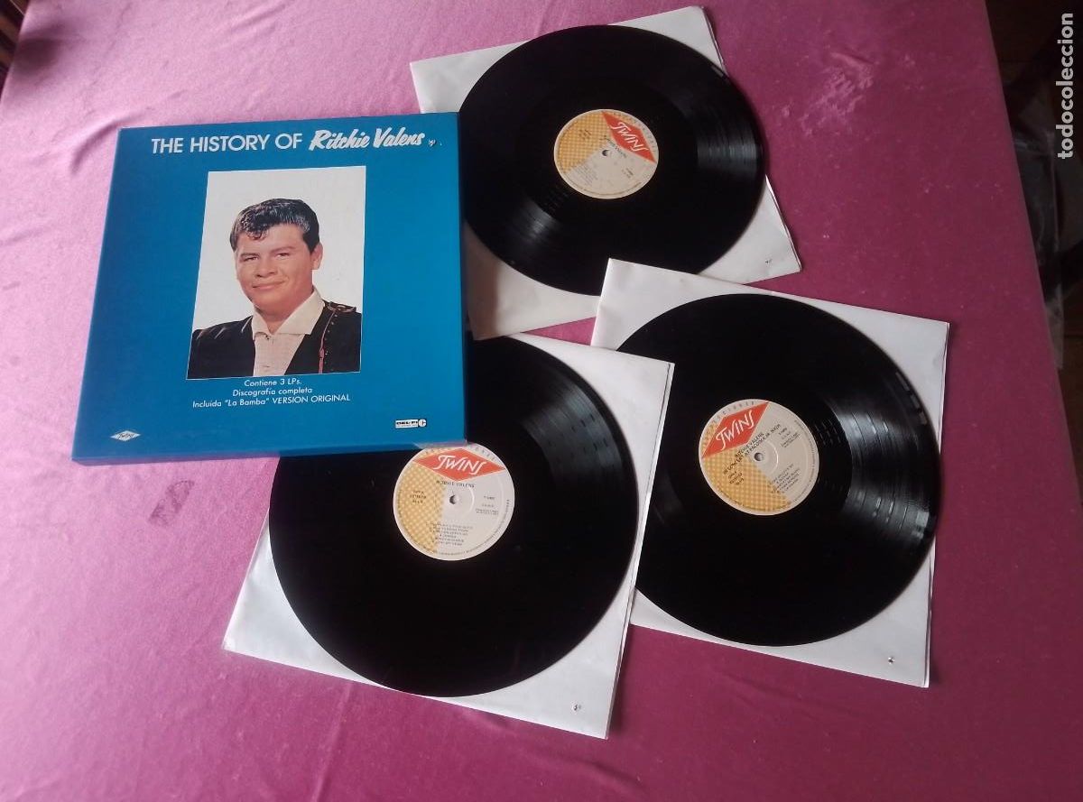 Discos de vinilo: RITCHIE VALENS IN CONCERT AT PACOIMA JR HIGH 1987 TRIPLE LP L141