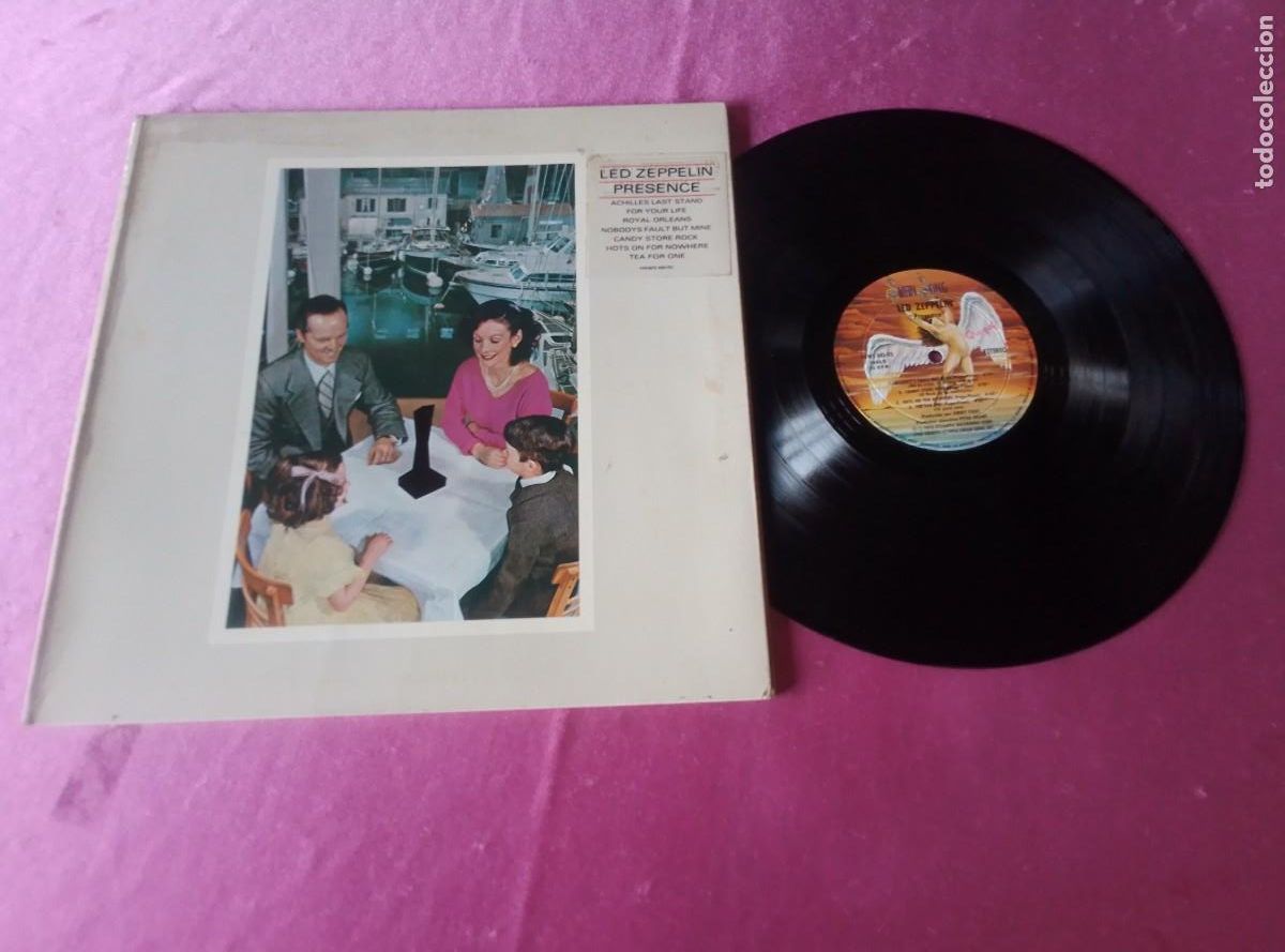 Discos de vinilo: LED ZEPPELIN PRESENCE 1976 LP L141