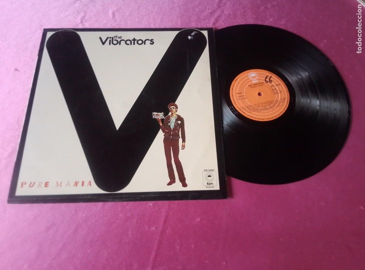 Discos de vinilo: PURE MANIA THE VIBRATORS 1977 LP L141