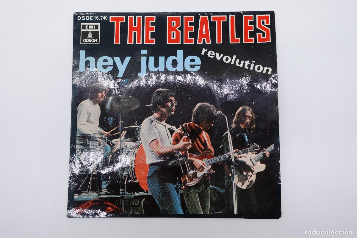 Discos de vinilo: SINGLE EP VINILO THE BEATLES HEY JUDE / REVOLUTION 45 RPM