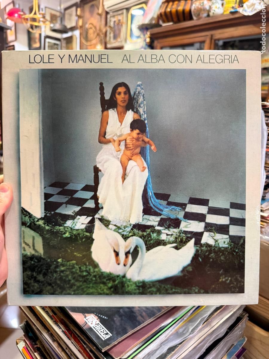 Discos de vinilo: LP LOLE Y MANUEL - AL ALBA CON ALEGRIA