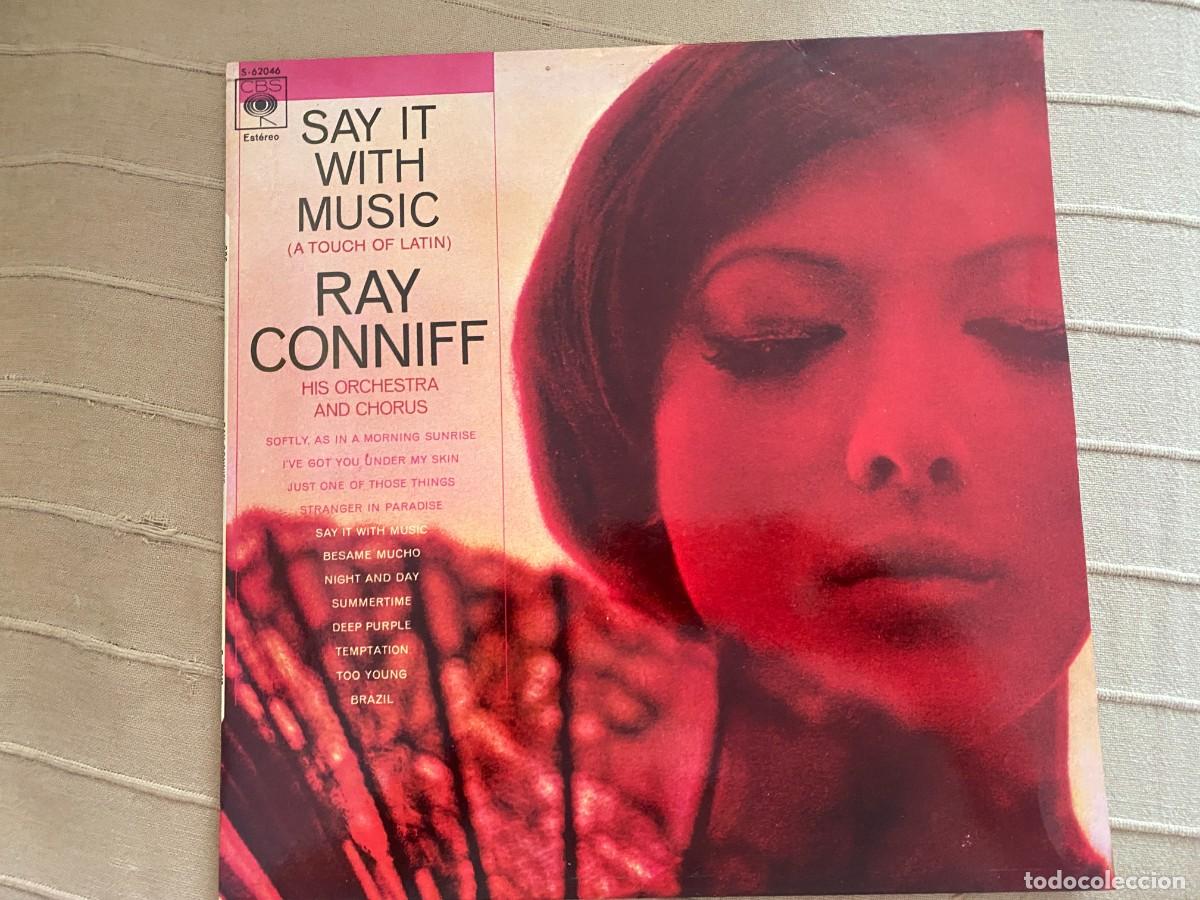 Discos de vinilo: LP RAY CONNIFF - SAY IT WITH MUSIC - Foto 1