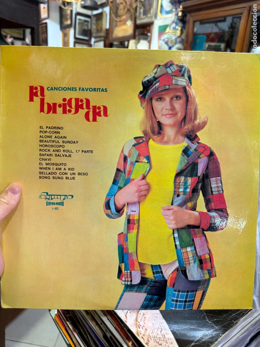 Disques de vinyle: LP CANCIONES FAVORITAS LA BRIGADA
