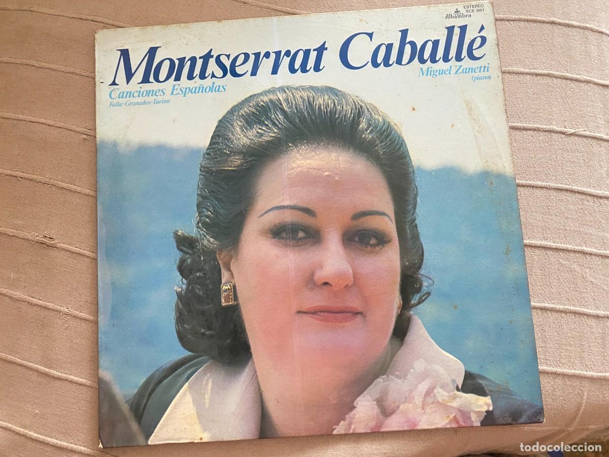 Discos de vinilo: LP MONT5SERRAT CABALLE - CANCIONES ESP&Ntilde;OLAS