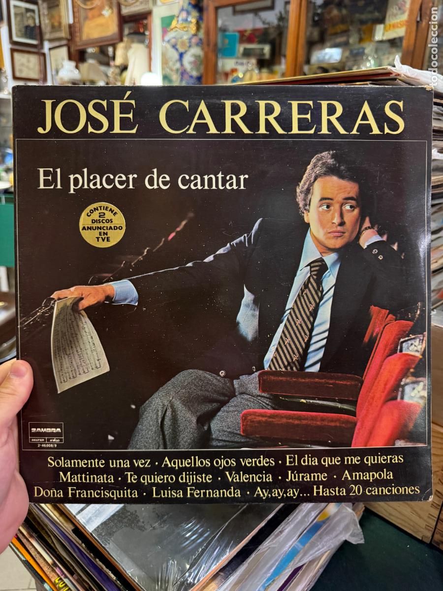 Discos de vinilo: LP JOSE CARRERAS - EL PLACER DE CANTAR