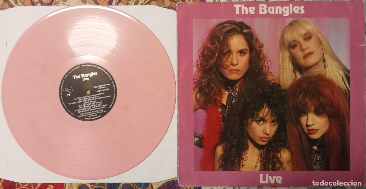 Discos de vinilo: Bangles - Live 1lp pink vinyl european pressing hard to find!!