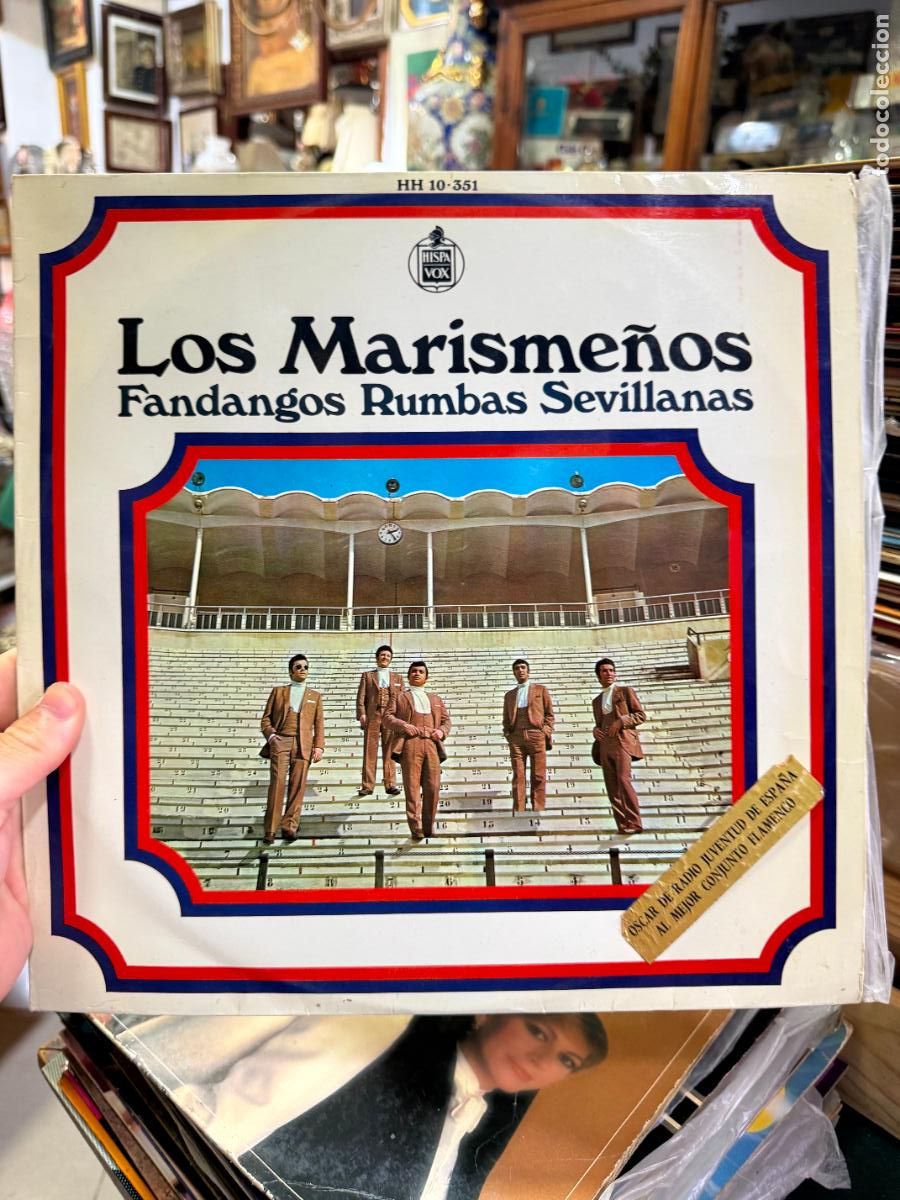Discos de vinilo: LP LOS MARISME&Ntilde;OS - FANDANGOS, RUMBAS Y SEVILLANAS