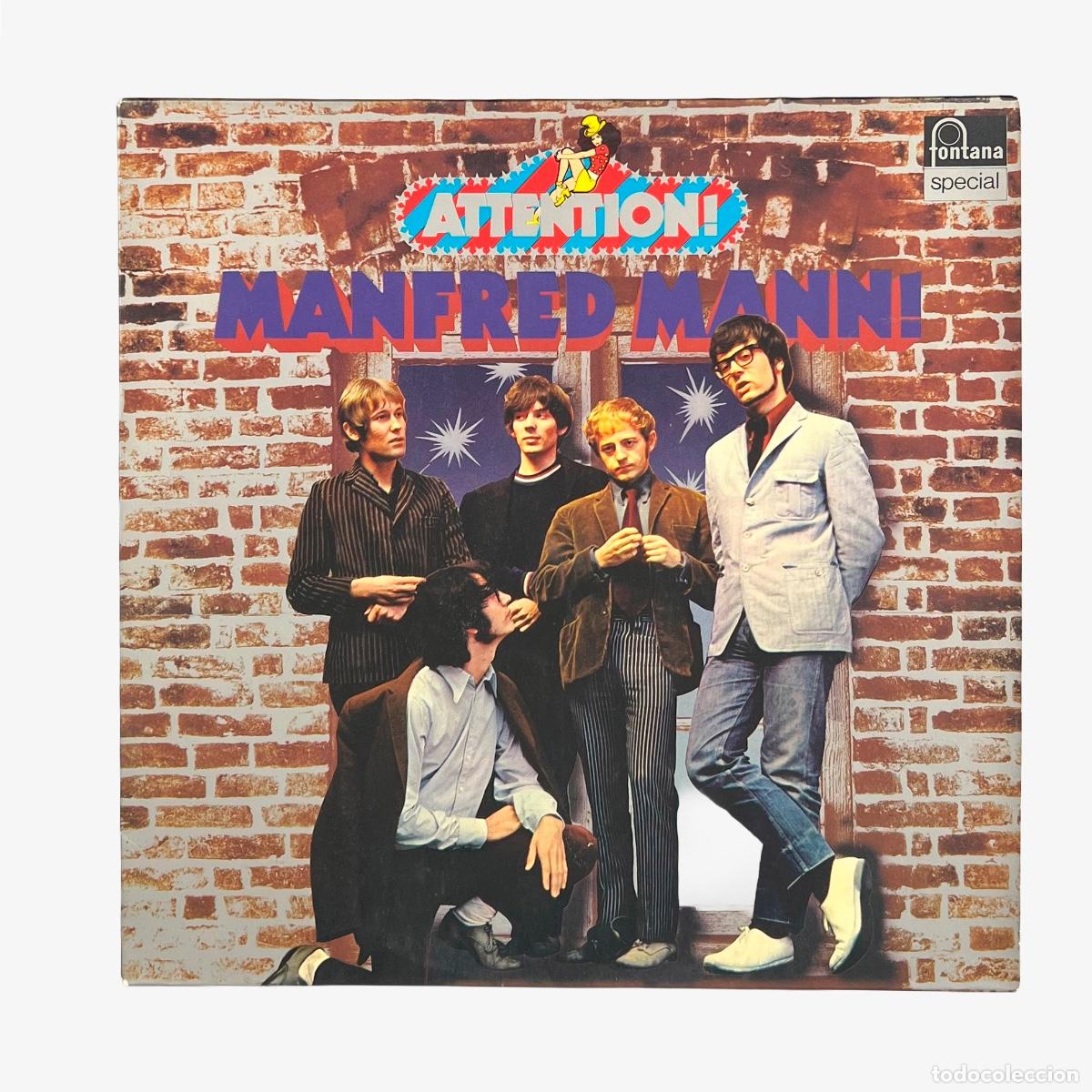 Discos de vinilo: LP. Manfred Mann. Attention! Manfred Mann! (G+/VG)
