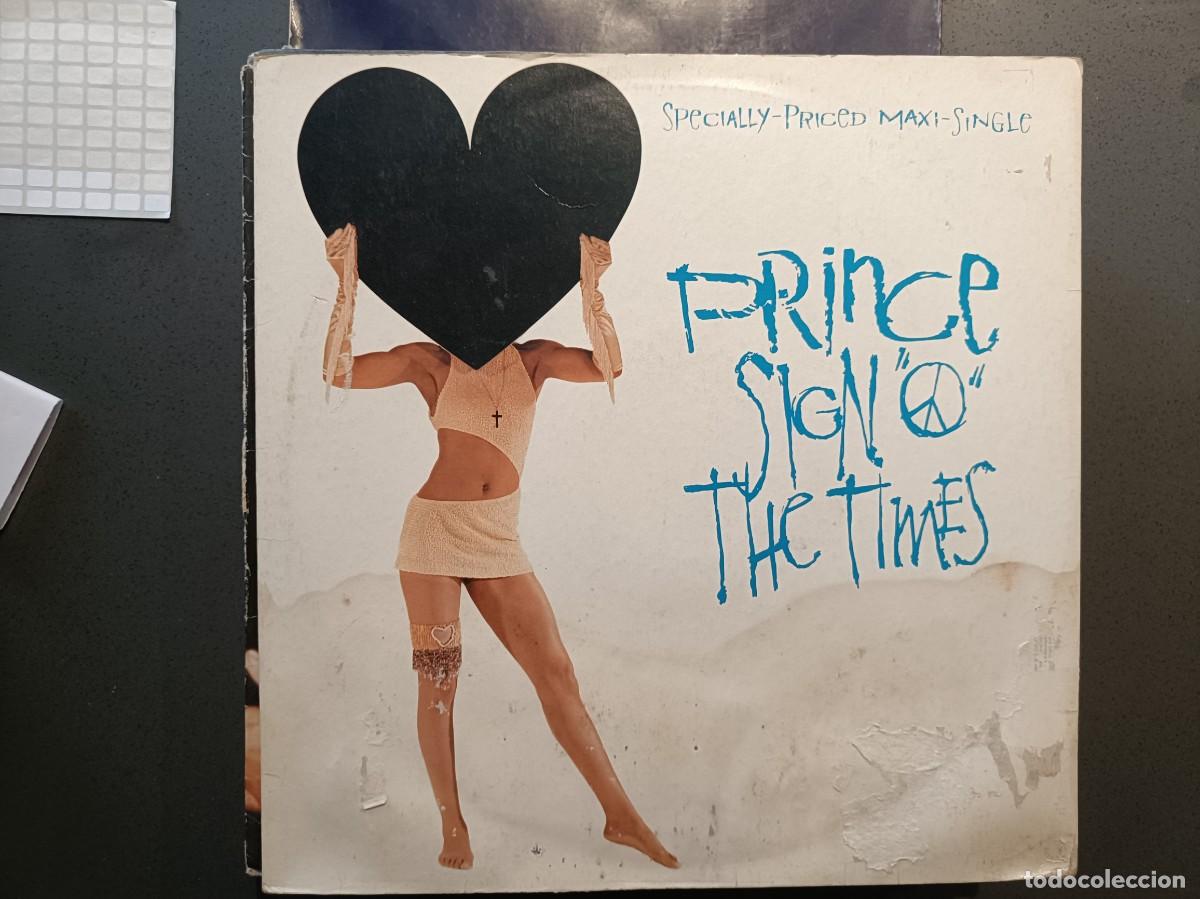 Discos de vinilo: Prince &ndash; Sign &rdquo;O&rdquo; The Times - Maxi Single Paisley Park Records 1987